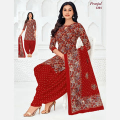 Pranjul Cotton Readymade Patiala Salwar Suit P1301