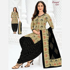 Pranjul Cotton Readymade Patiala Salwar Suit P1317