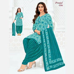 Pranjul Cotton Readymade Patiala Salwar Suit P1326