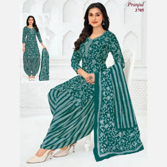 Pranjul Cotton Readymade Patiala Salwar Suit P3705