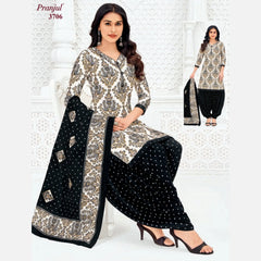 Pranjul Cotton Readymade Patiala Salwar Suit P3706