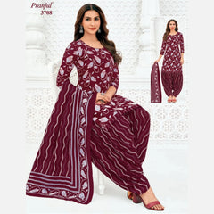 Pranjul Cotton Readymade Patiala Salwar Suit P3708