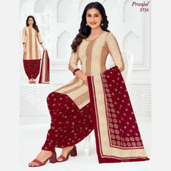 Pranjul Cotton Readymade Patiala Salwar Suit P3731