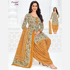 Pranjul Cotton Readymade Patiala Salwar Suit P3758