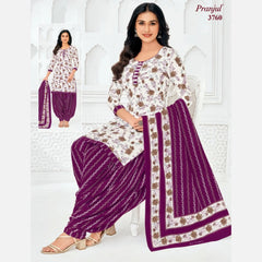 Pranjul Cotton Readymade Patiala Salwar Suit P3760