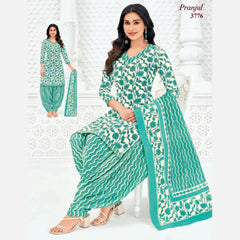 Pranjul Cotton Readymade Patiala Salwar Suit P3776