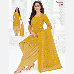 Pranjul Cotton Readymade Patiala Salwar Suit P3780