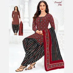 Pranjul Cotton Readymade Patiala Salwar Suit P3786