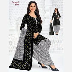Pranjul Cotton Readymade Patiala Salwar Suit P3799