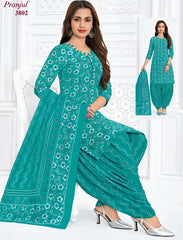 Pranjul Cotton Readymade Patiala Salwar Suit P3802