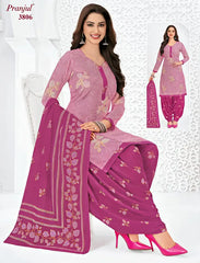 Pranjul Cotton Readymade Patiala Salwar Suit P3806