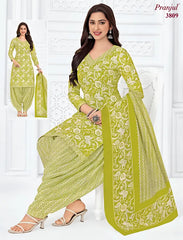 Pranjul Cotton Readymade Patiala Salwar Suit P3809