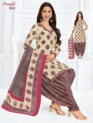 Pranjul Cotton Readymade Patiala Salwar Suit P3812
