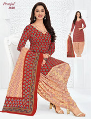 Pranjul Cotton Readymade Patiala Salwar Suit P3820