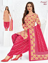 Pranjul Cotton Readymade Patiala Salwar Suit P3831