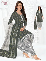 Pranjul Cotton Readymade Patiala Salwar Suit P3832