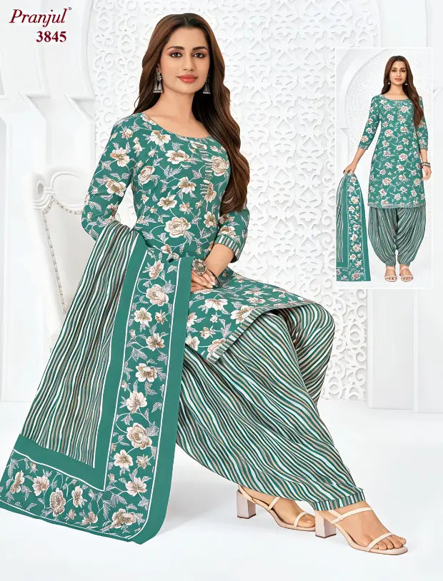Pranjul Cotton Readymade Patiala Salwar Suit P3845 Main image