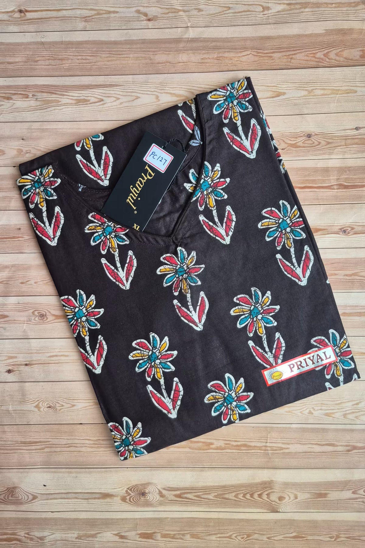 Pranjul Cotton Straight Cut Kurti PC127