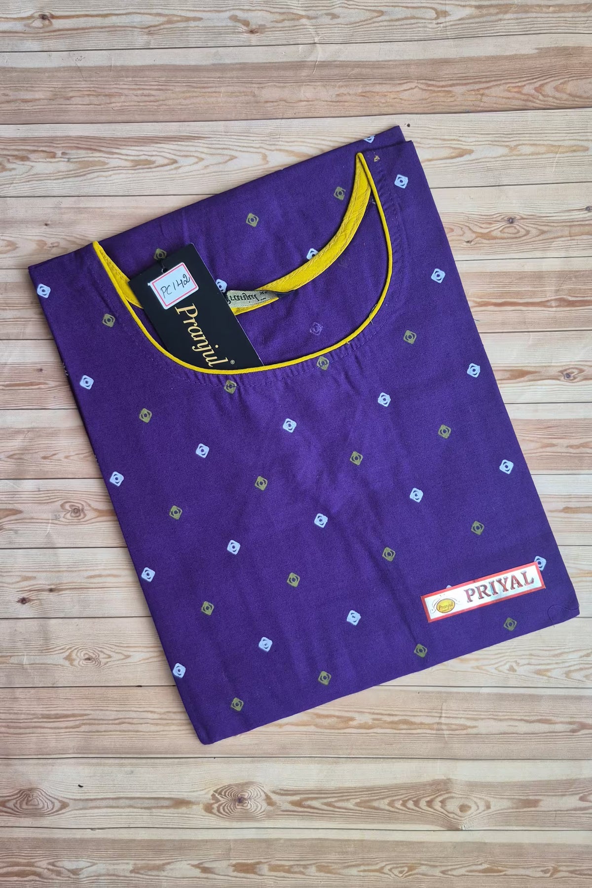 Pranjul Cotton Straight Cut Kurti PC142