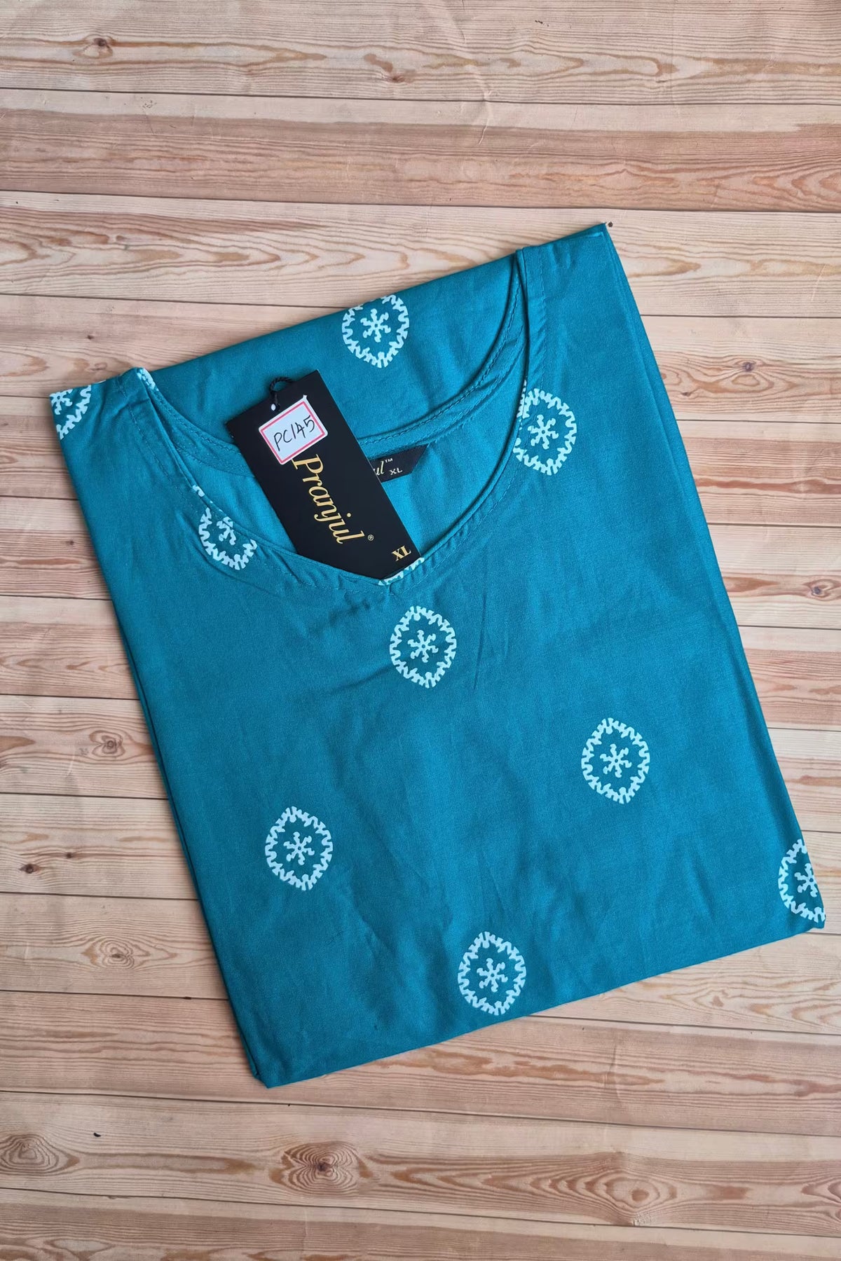 Pranjul Cotton Straight Cut Kurti PC145