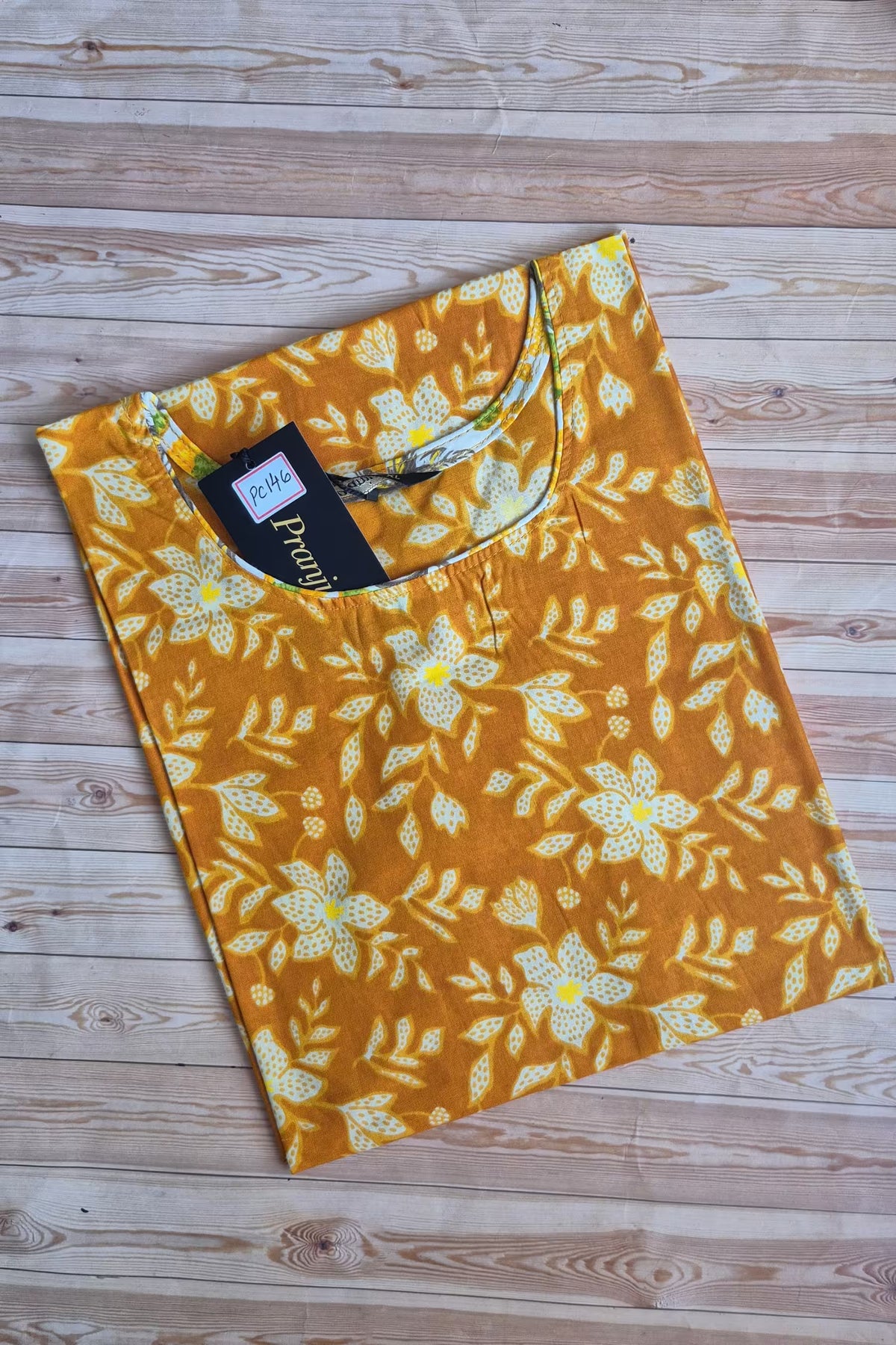 Pranjul Cotton Straight Cut Kurti PC146