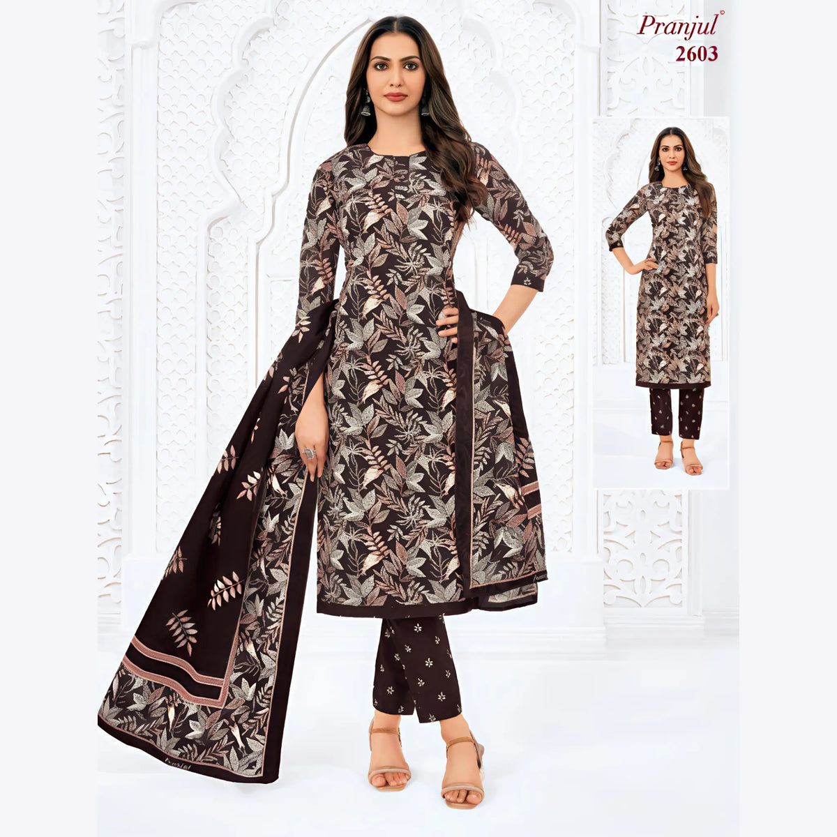 Pranjul Cotton Straight Pant Salwar Suit - P2603 Main image