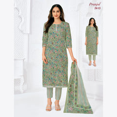 Pranjul Cotton Straight Pant Salwar Suit - P2613