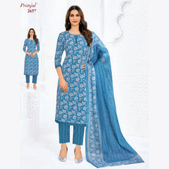 Pranjul Cotton Straight Pant Salwar Suit - P2657