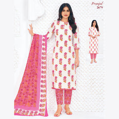 Pranjul Cotton Straight Pant Salwar Suit - P2679