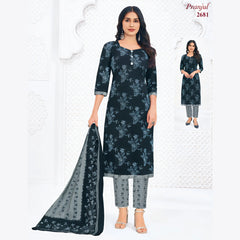 Pranjul Cotton Straight Pant Salwar Suit - P2681
