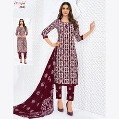 Pranjul Cotton Straight Pant Salwar Suit - P2683