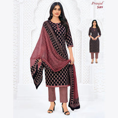 Pranjul Cotton Straight Pant Salwar Suit - P2689