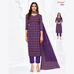 Pranjul Cotton Straight Pant Salwar Suit - P2696