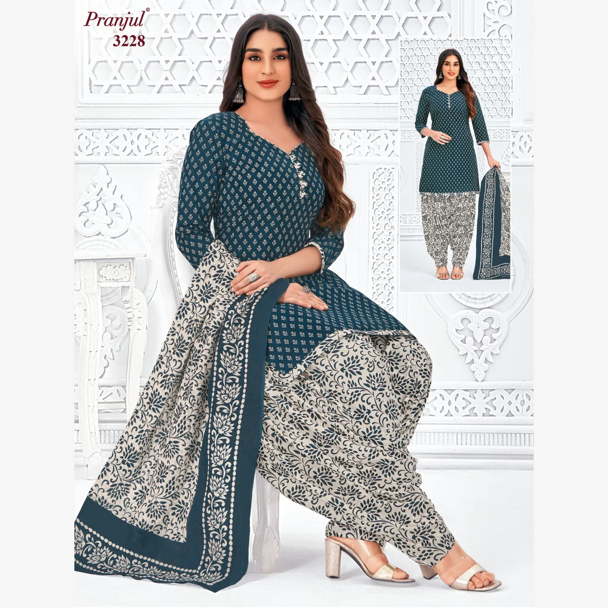 Pranjul Priyanshi Volume 32 - Readymade Patiyala Special - P3228 Main image