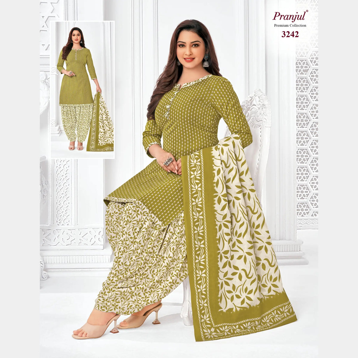 Pranjul Priyanshi Volume 32 - Readymade Patiyala Special - P3242 Main image