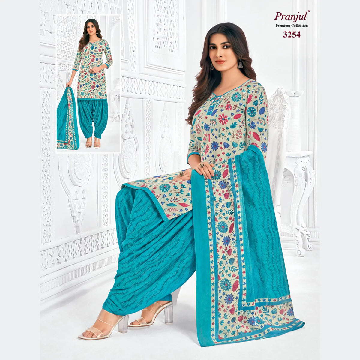Pranjul Priyanshi Volume 32 - Readymade Patiyala Special - P3254 Main image