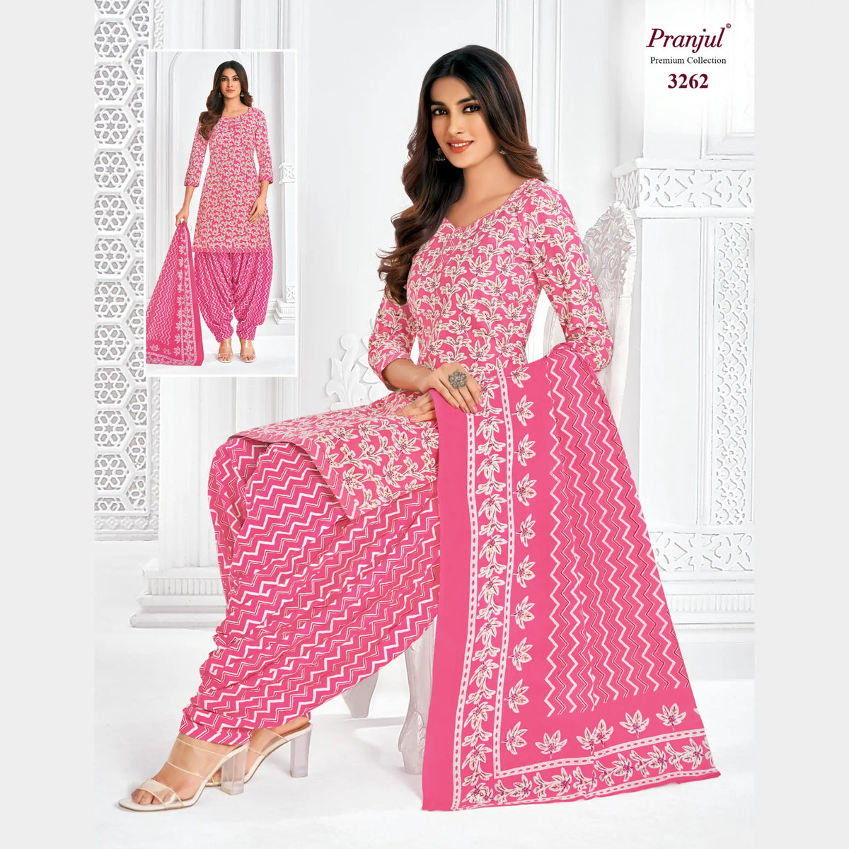 Pranjul Priyanshi Volume 32 - Readymade Patiyala Special - P3262 Main image
