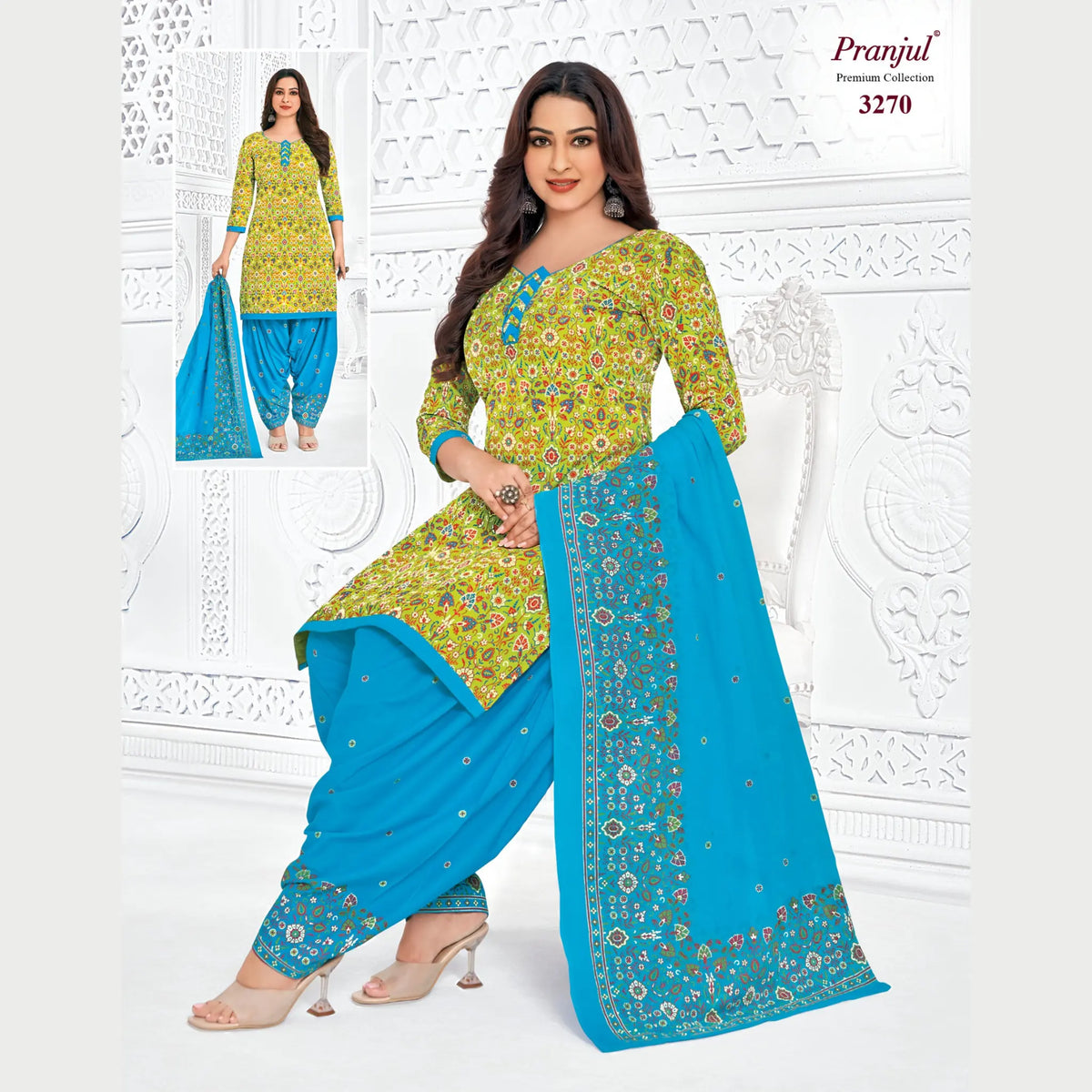 Pranjul Priyanshi Volume 32 - Readymade Patiyala Special - P3270 Main image