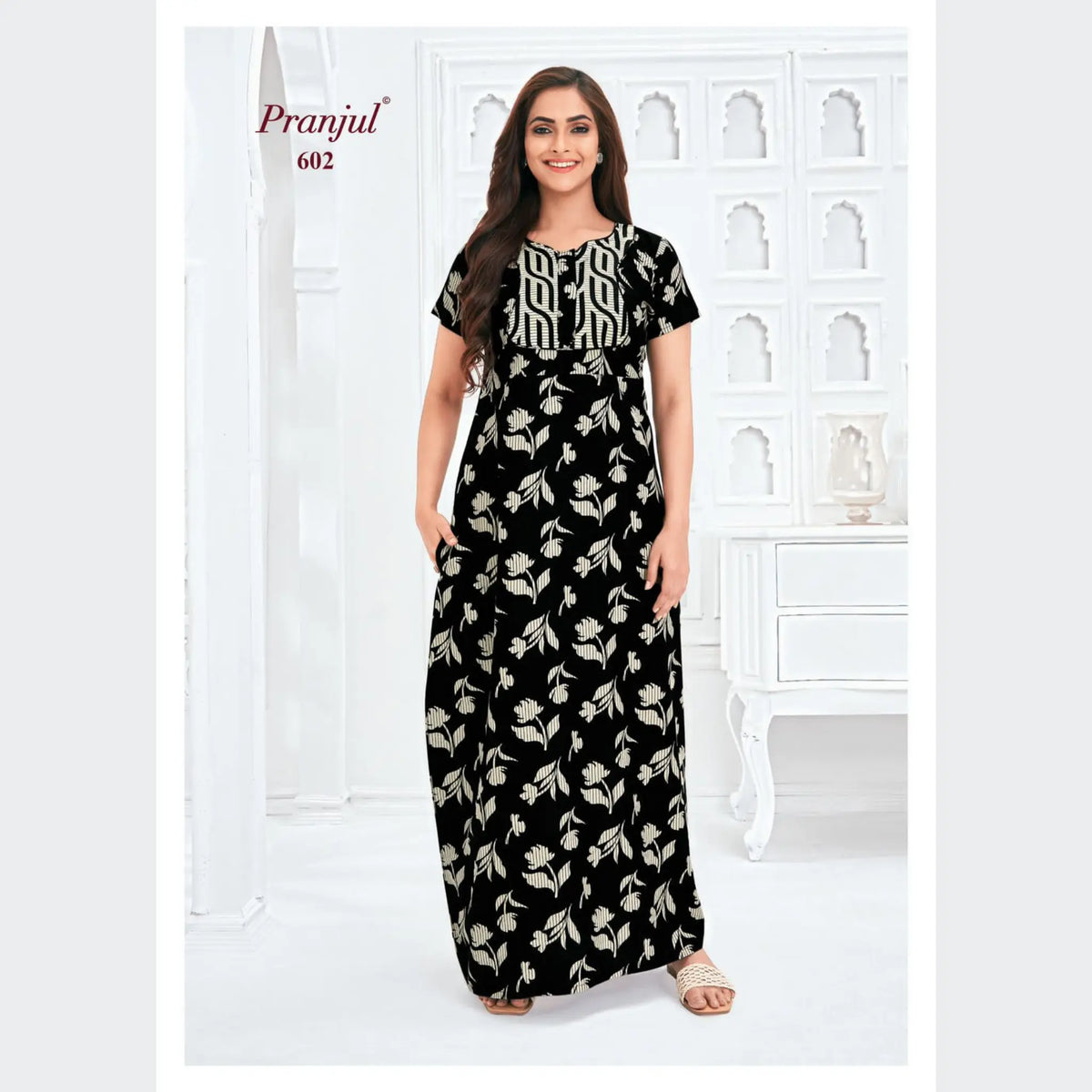 Pranjul Cotton Nighties 602 Main image