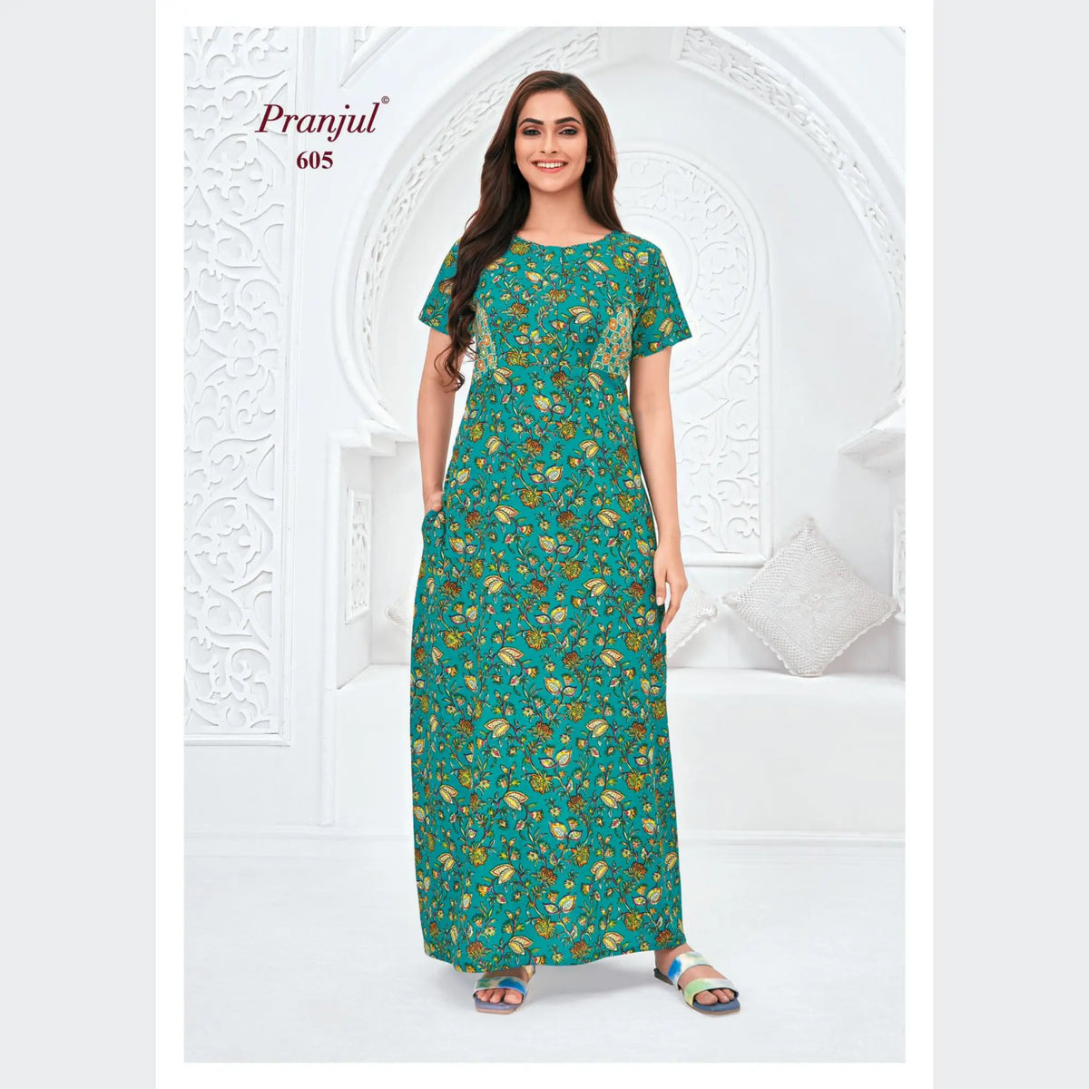 Pranjul Cotton Nighties 605 Main image