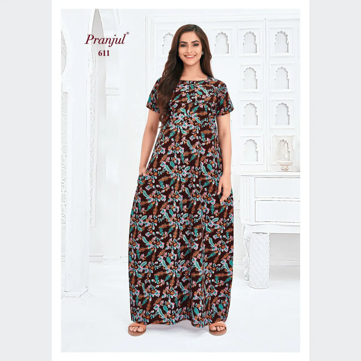 Pranjul Cotton Nighties 611 Main image