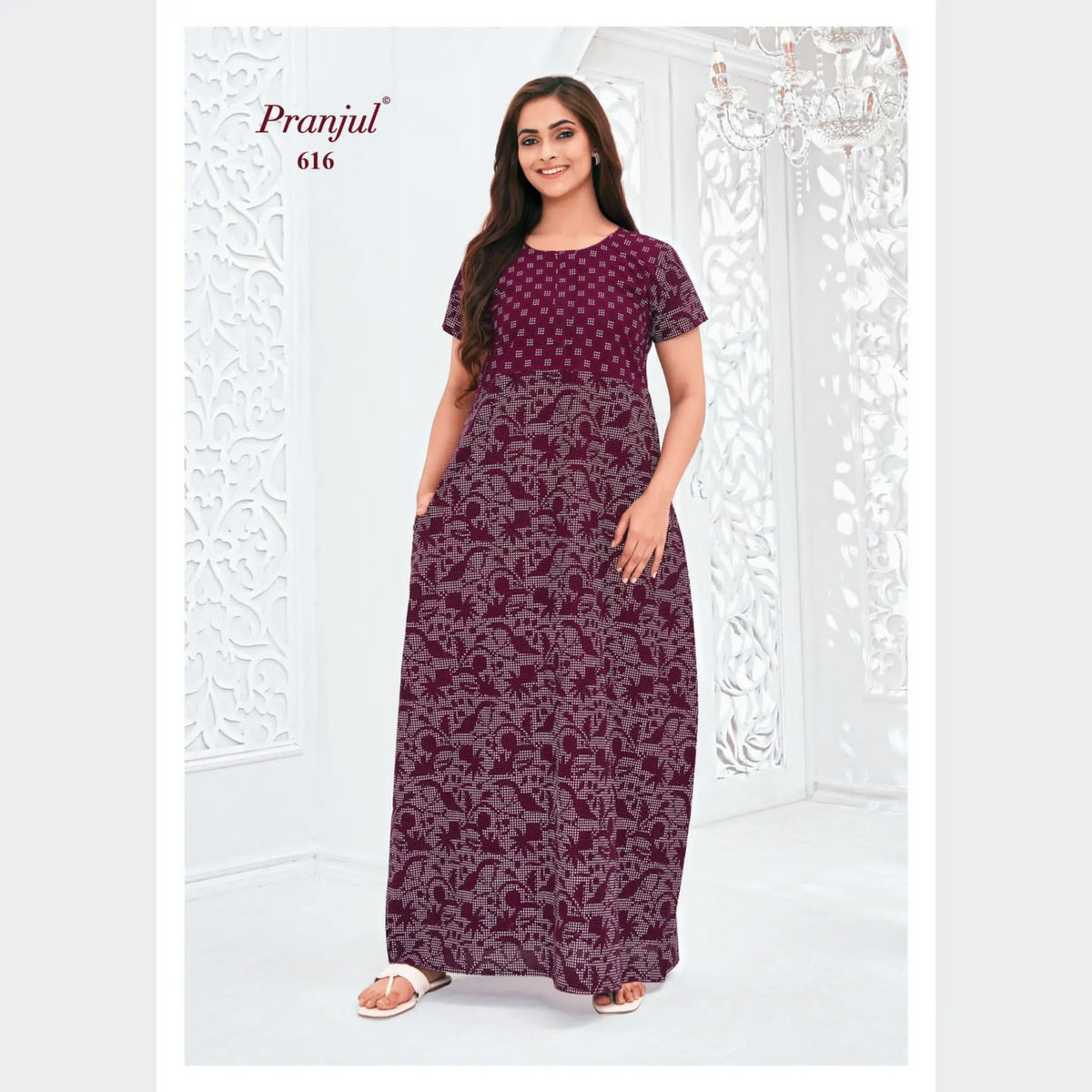 Pranjul Cotton Nighties 616 Main image