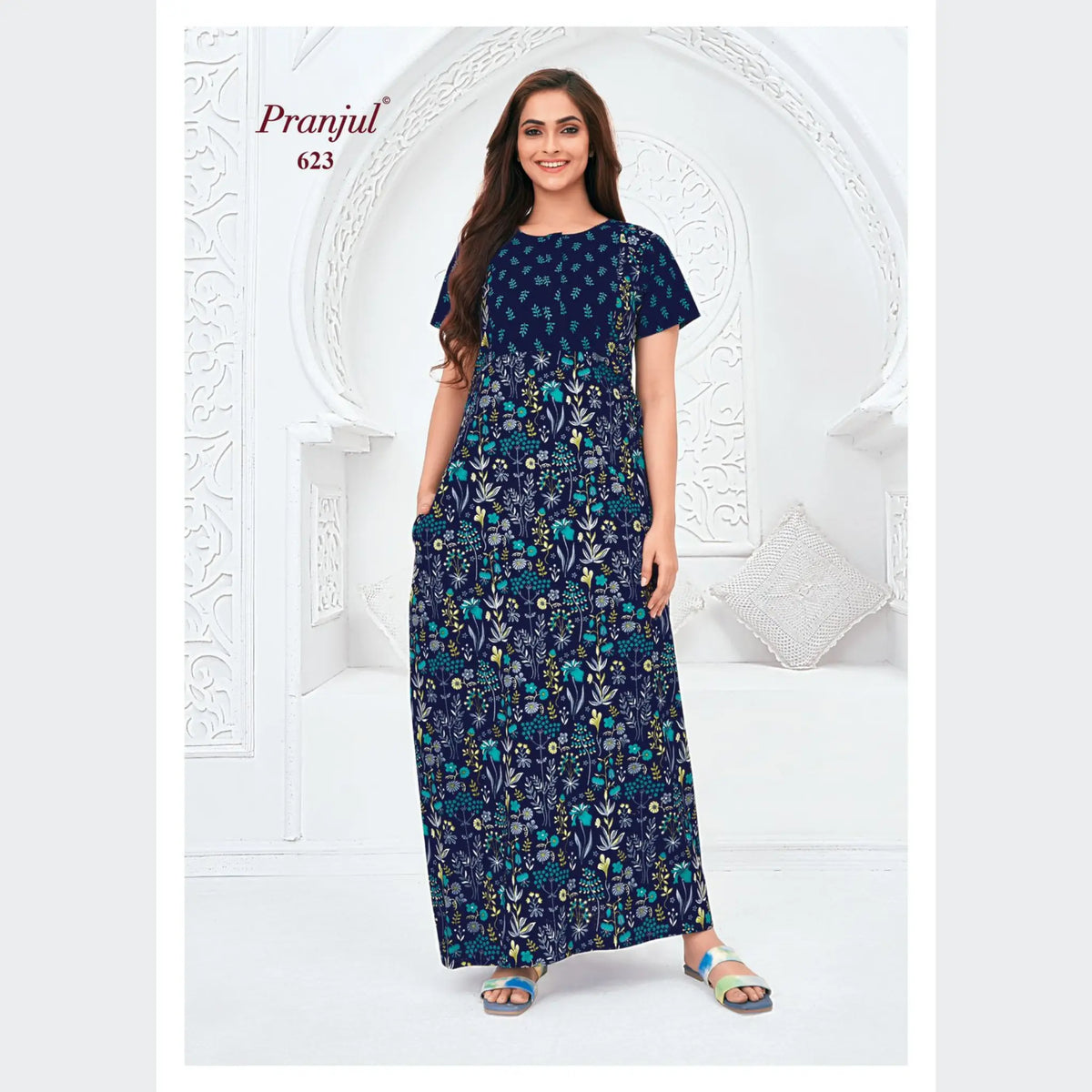 Pranjul Cotton Nighties 623 Main image