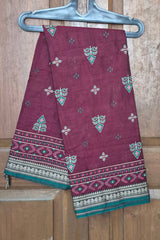 Premium Cotton Printed Saree with Ethnic Motifs - Aparna6101C