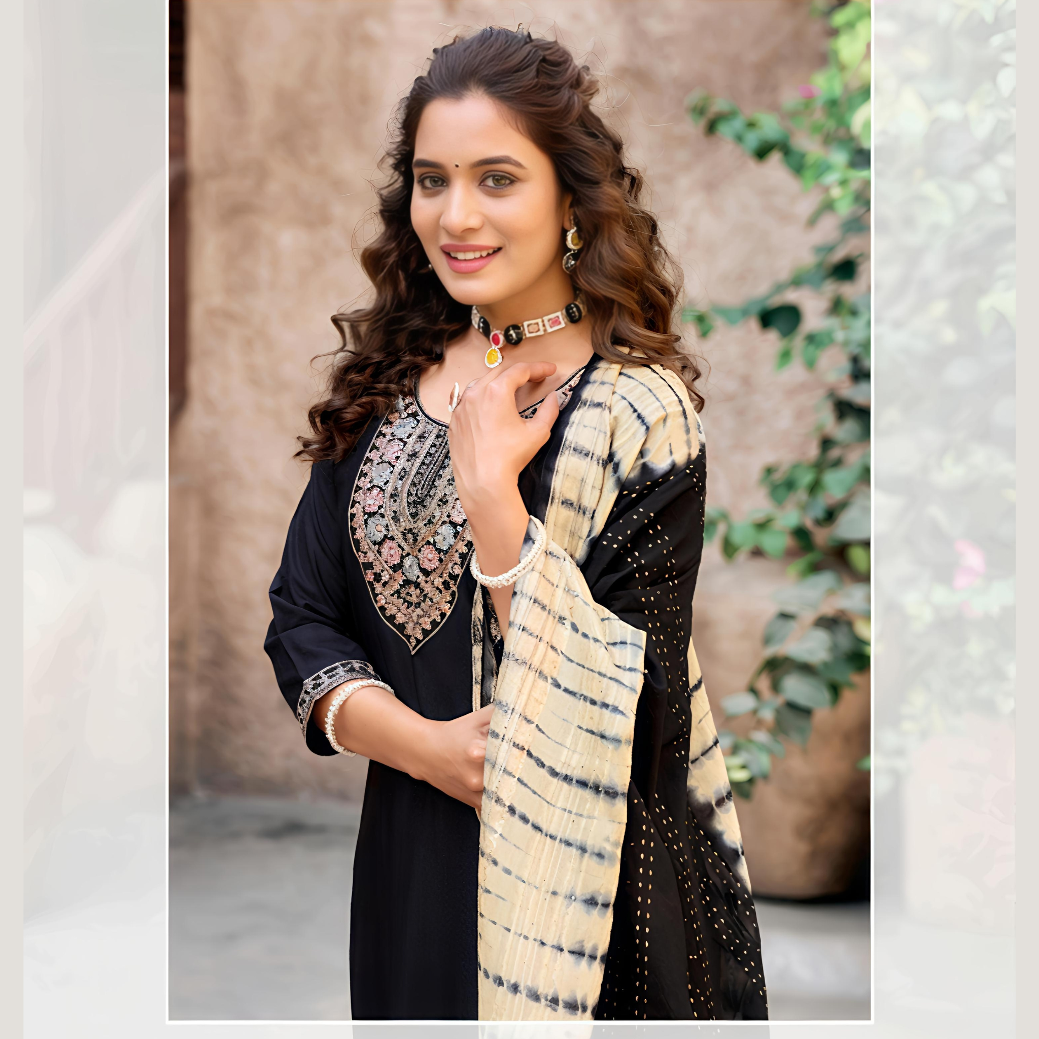 Premium Reyon Dobby With Lurex Salwar Suit 7003 Main image