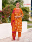 Premium Rust Orange Ethnic Wear for Women  Stylish Daily Fashion