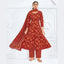 Pranjul Cotton Anarkali Salwar Suit Set with Dupatta