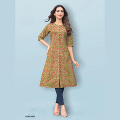 Pure Cotton A Line Flared Kurti DJ3005