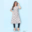 Pure Cotton A Line Flared Kurti DJ3010