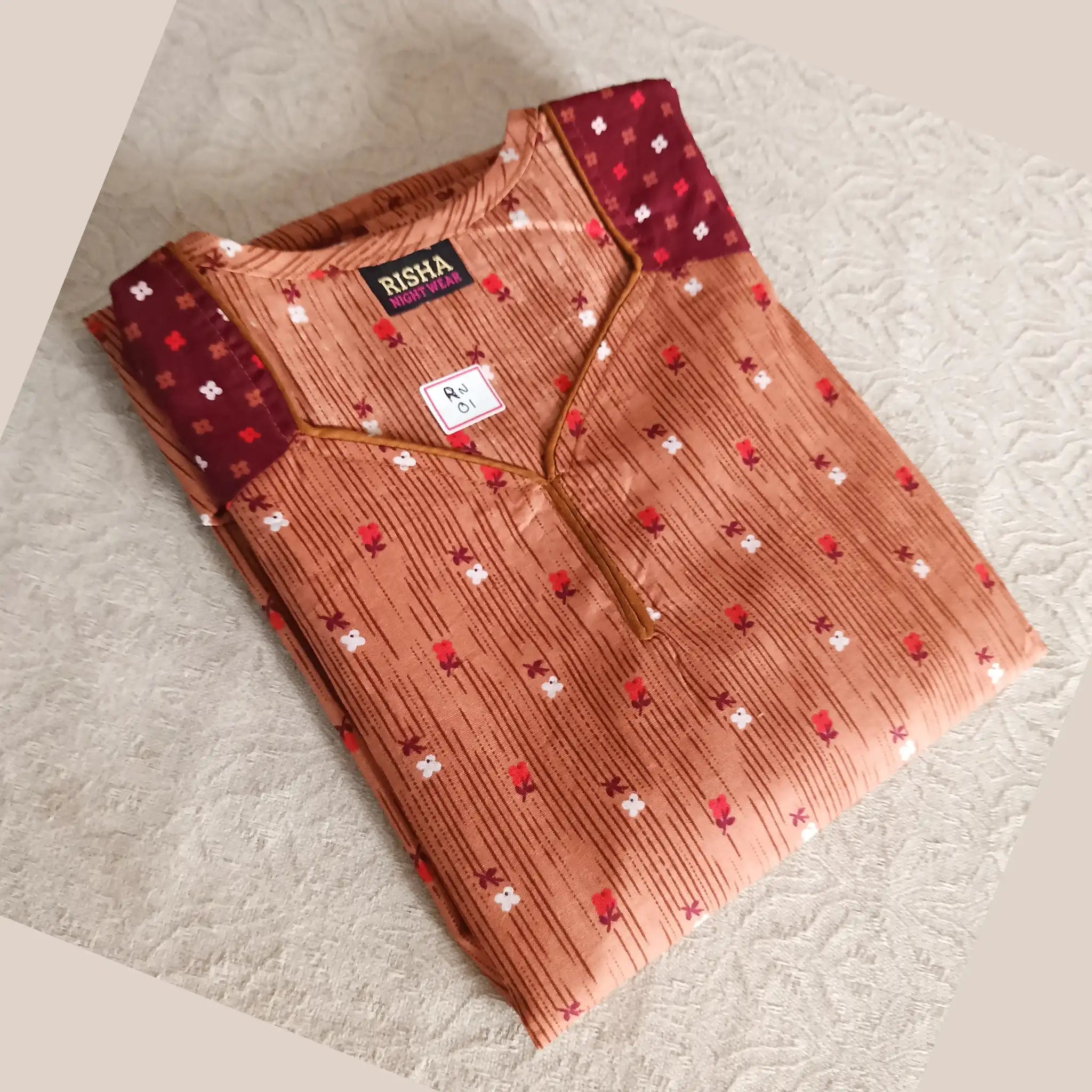Pure Cotton Nighty - RN01 Main image